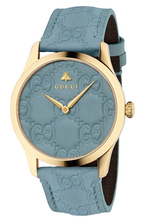 gucci strap watch women's